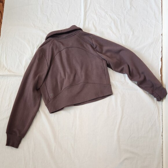 All In Motion™ Women's Fleece Half Zip Pullover - Brown XS - Picture 12 of 15
